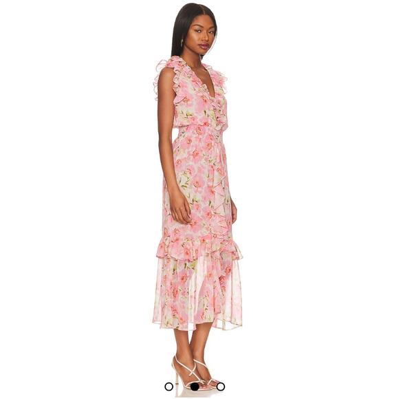 MISA Los Angeles Kidada Maxi Dress in Blushing Floral Revolve Size XL NWOT - Picture 2 of 15